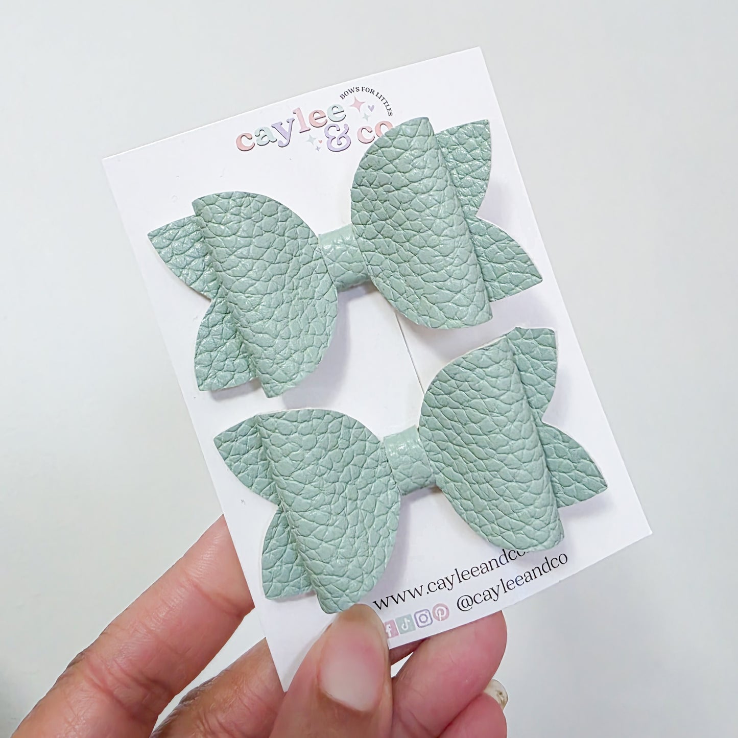 Mini Remi Piggie Set - Pistachio Pebble