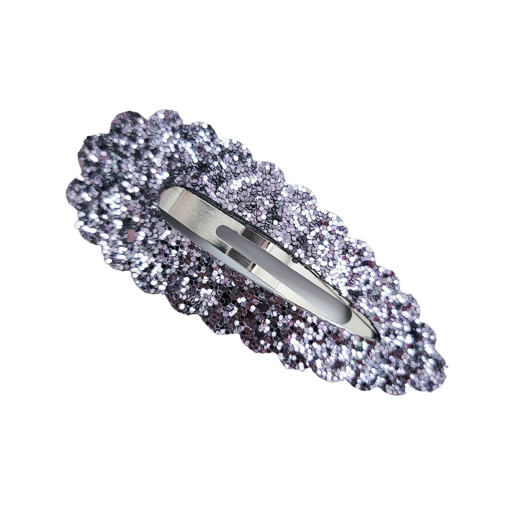 Scallop Snap Clip - Gunmetal
