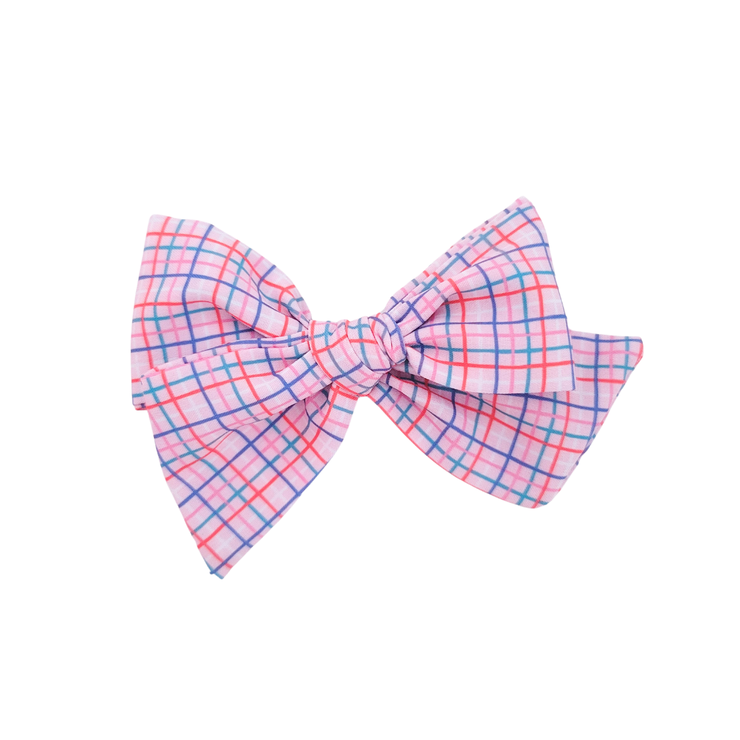 Layla - Pink Rainbow Plaid