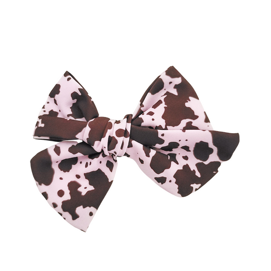 Layla - Brown Cow Print