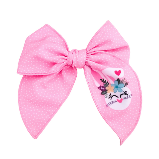 Ava - Pink Polka Dot Bunny