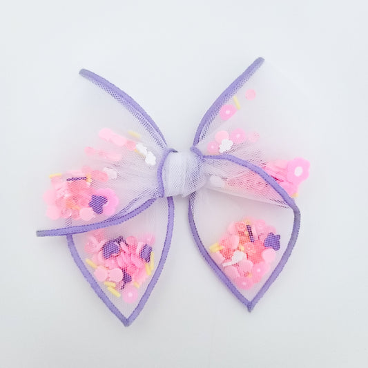 Ava Hair Bow | Shaker Bow | Butterfly Floral