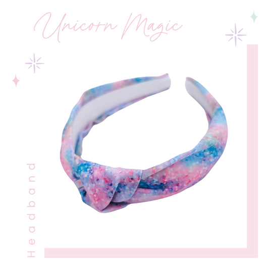 Knotted Headband - Unicorn Magic