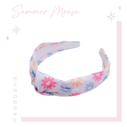 Knotted Headband - Summer Mouse