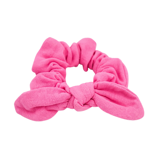 Scrunchie Tie - Pink Muslin