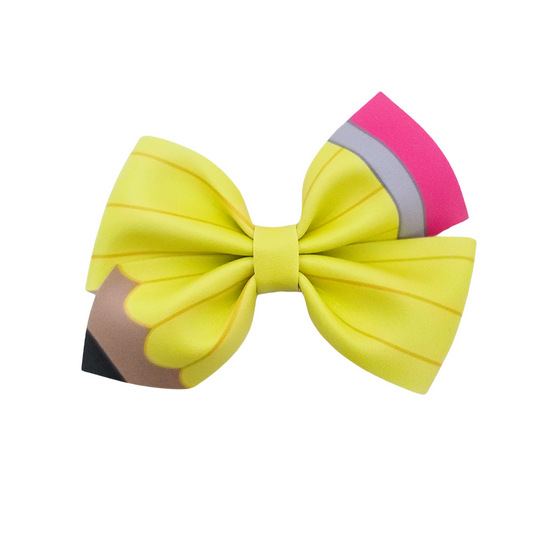 Pencil Bow - Yellow