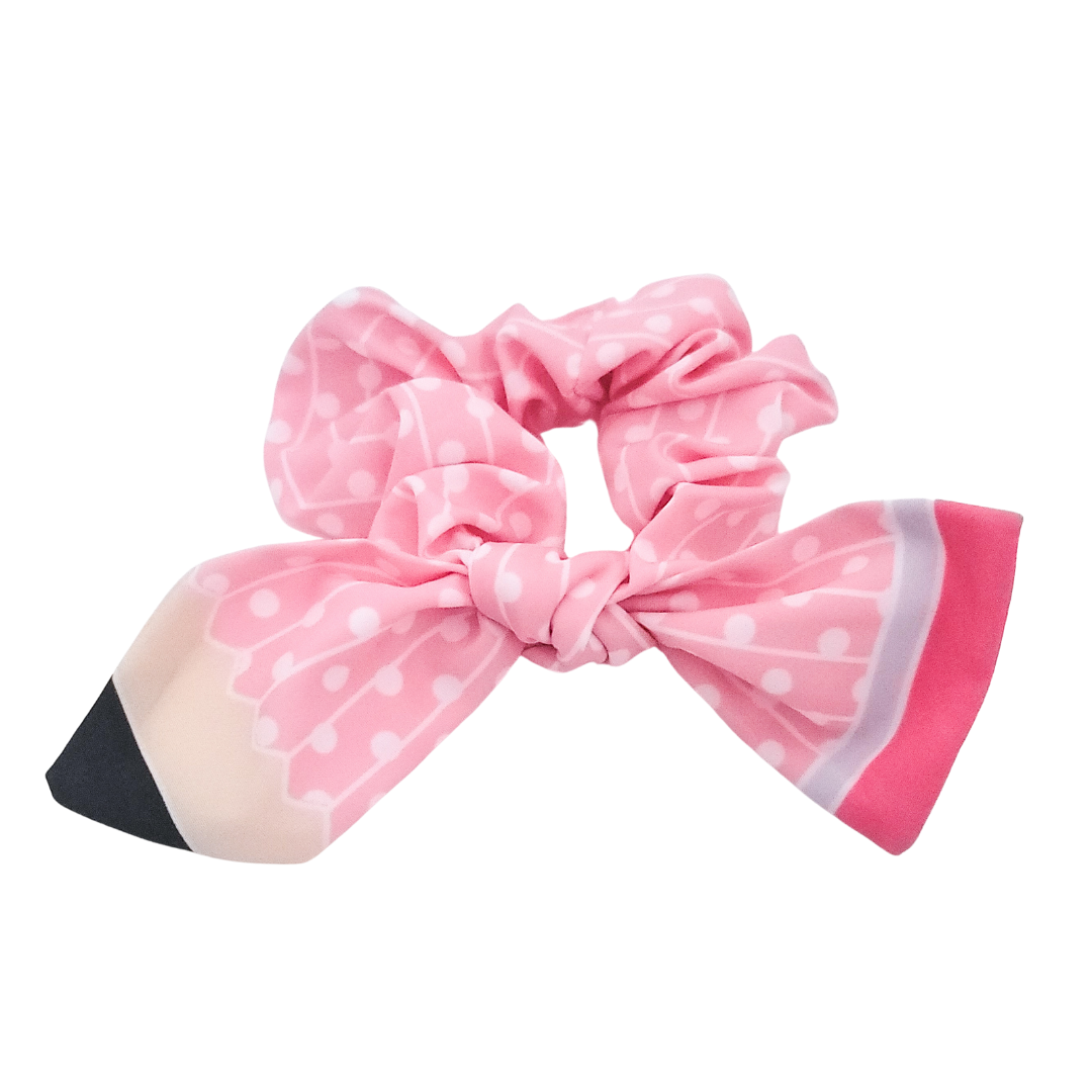 Scrunchie Tie - Pink Pencil