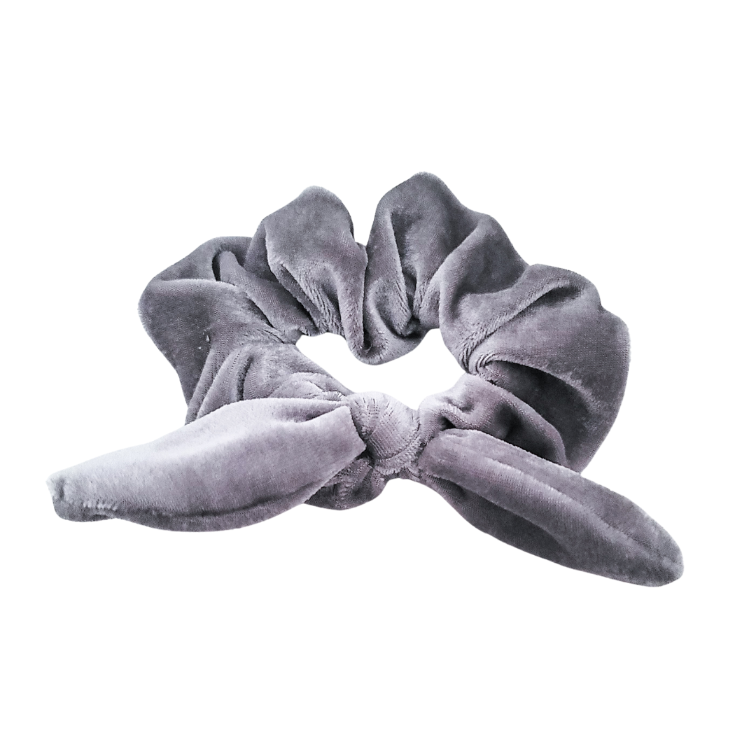 Scrunchie Tie - Silver