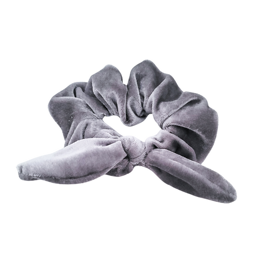 Scrunchie Tie - Silver