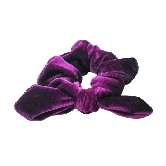 Scrunchie Tie - Grape