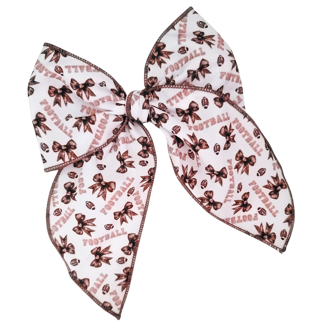 Ava - Football Bows