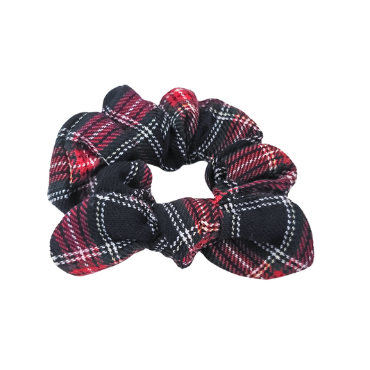 Scrunchie Tie - Merry Plaid