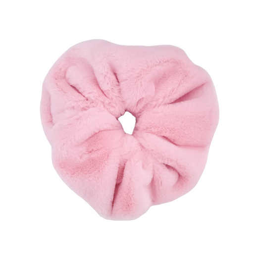 Scrunchie - Light Pink Faux Fur