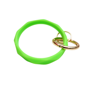 Silicone Key Chain - Lime