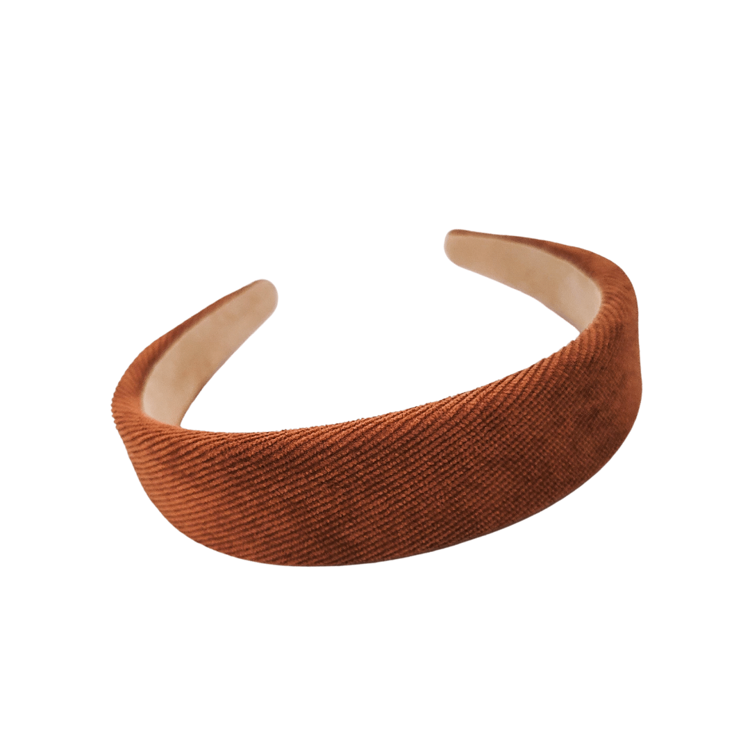 Corduroy Headband - Rust