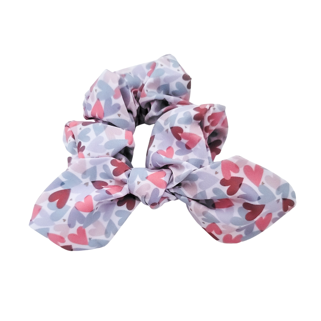 Scrunchie Tie - Hearts Galore