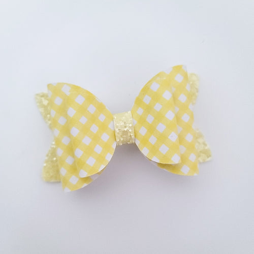 Stacked Remi - Yellow Gingham