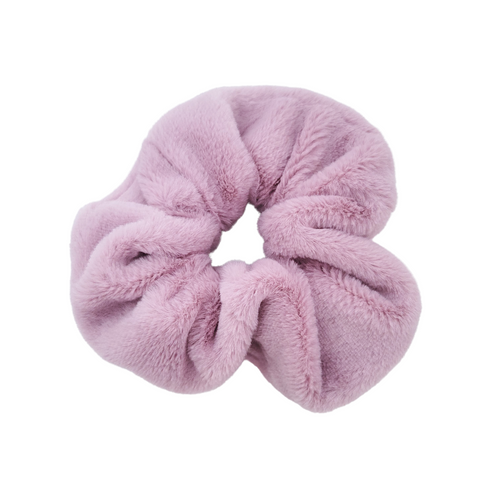 Scrunchie - Lilac Faux Fur